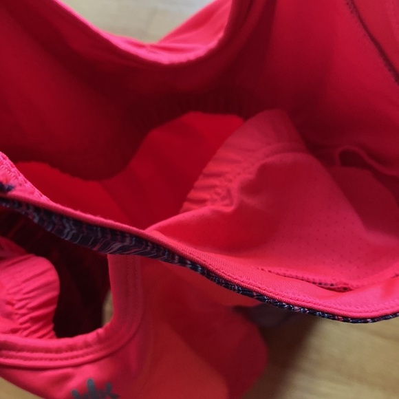 Kyodan Athletic Tank Top in Neon Pink Bright Pink and Blue Space Dye Pattern S - Picture 7 of 7